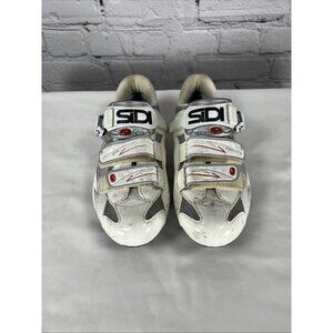 SIDI White Black Carbon Composite Vent Road Cycling Shoes Italy Size 40 1/2 W